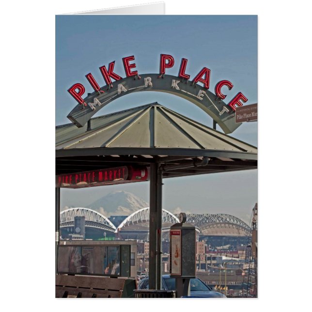 Pike Place Market in Seattle, WA (Voorkant)