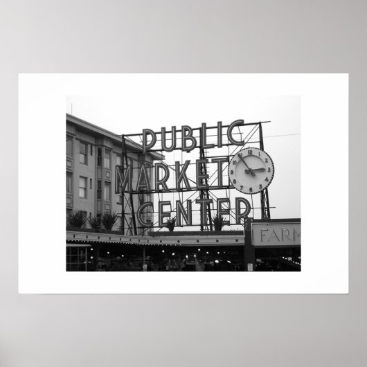 Pike Place Market Poster (Voorkant)