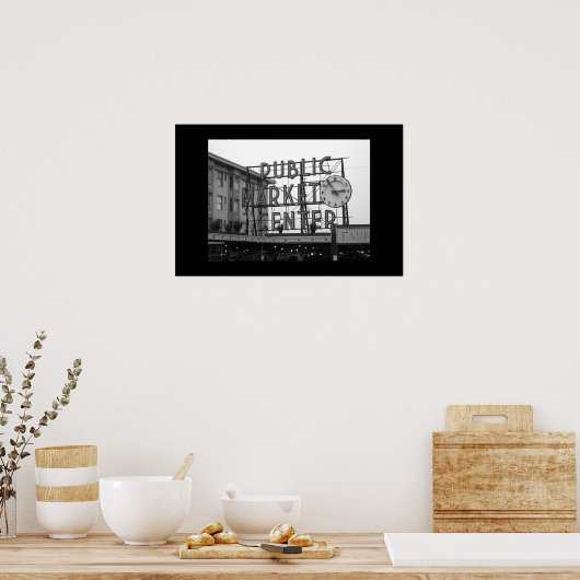 Pike Place Market Poster (Keuken)