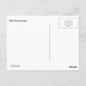 Pike Place Market 's nachts Briefkaart (Achterkant)