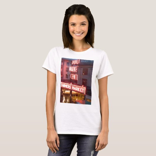 Pike Place Market T-shirt (Voorkant volledig)