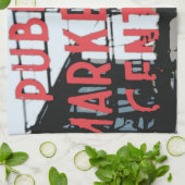 Pike Place Market Theedoek (Gevouwen)