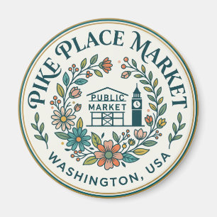 Pike Place Market Washington Magneet