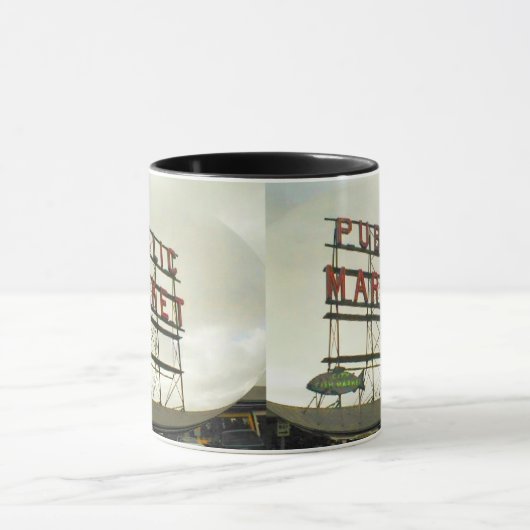 Pike Place Openbare Markt in Seattle, WA Fish Bowl Mok (Midden)