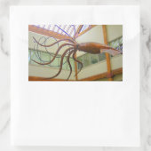 Pike Place Openbare Markt Reuzeninktvis Seattle, W Rechthoekige Sticker (Tas)