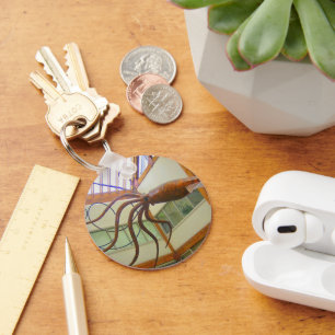 Pike Place Openbare Markt Reuzeninktvis Seattle, W Sleutelhanger