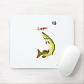 Pike Vissen Muismat (Met muis)