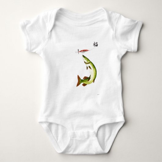 Pike Vissen Romper (Voorkant)