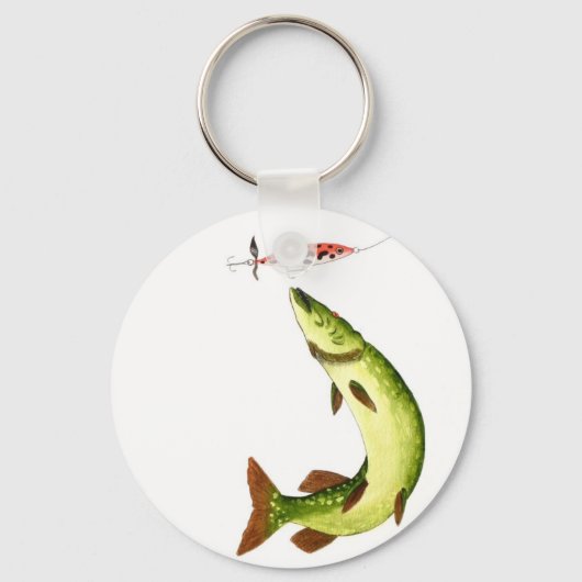 Pike Vissen Sleutelhanger (Voorkant)