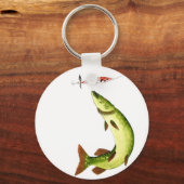 Pike Vissen Sleutelhanger (Voorkant)