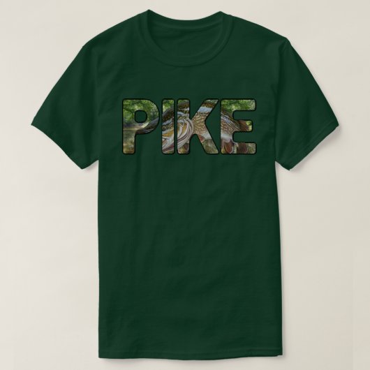Pike Vissen T-shirt (Design voorkant)