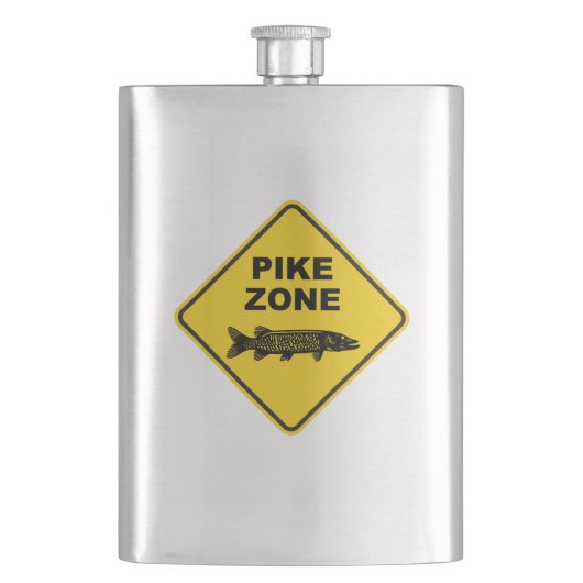 Pike Vissen Zone-teken Flacon (Voorkant)