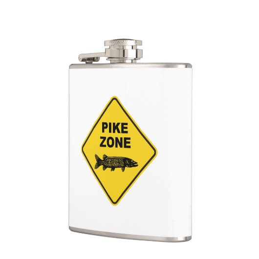 Pike Vissen Zone-teken Heupfles (Links)