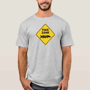 Pike Vissen Zone-teken T-shirt