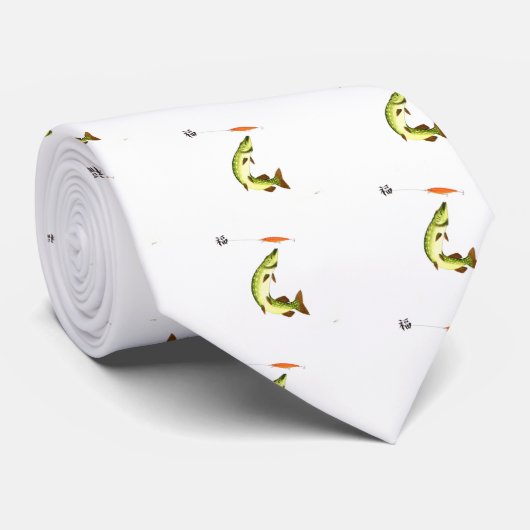 Pike-visserij Stropdas (Opgerold)