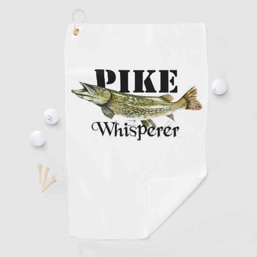 Pike Whisperer Light Golfhanddoek (Insitu)