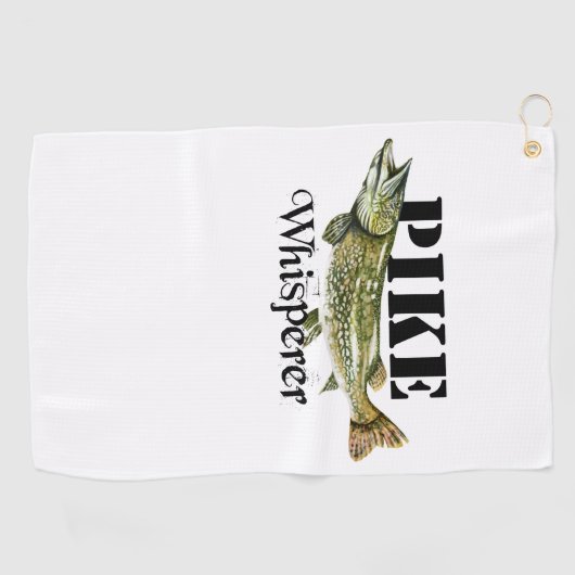 Pike Whisperer Light Golfhanddoek (Horizontaal)