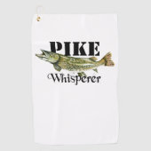 Pike Whisperer Light Golfhanddoek (Voorkant)