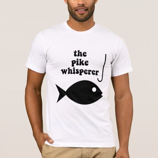 pike whispervisserij t-shirt (Voorkant)