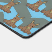 Pikend bruin ezelenpatroon bureaumat (Hoek)