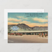 Pike's Baker Motel en Cafe, Baker, Californië Briefkaart (Voorkant / Achterkant)