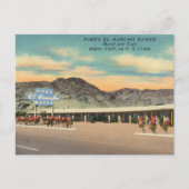 Pike's Baker Motel en Cafe, Baker, Californië Briefkaart (Voorkant)