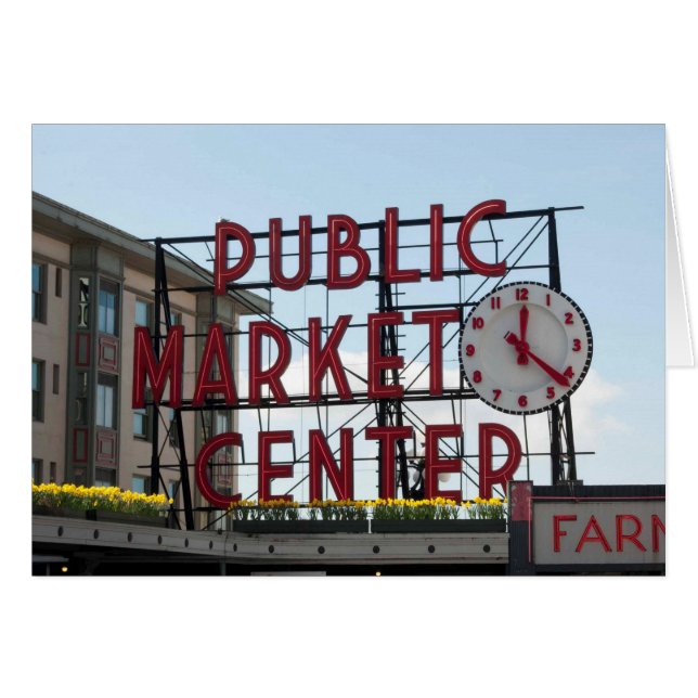 Pikes Market in Seattle, WA (Voorkant Horizontaal)