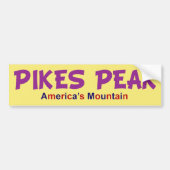 PIKES PEAK AMERICA'S MOUNTAIN BUMPERSTICKER (Voorkant)