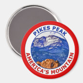Pikes Peak America's Mountain Magneet (Voorkant / Achterkant)