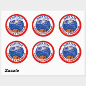 Pikes Peak America's Mountain Ronde Sticker (Vel)