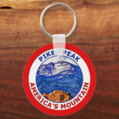 Pikes Peak America's Mountain Sleutelhanger (Voorkant)