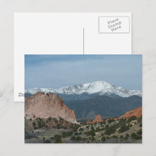Pikes Peak Briefkaart (Voorkant / Achterkant)