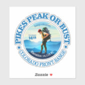 Pikes Peak (C) Sticker (Vel)