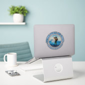 Pikes Peak (C) Sticker (Laptop op bureau)