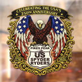 Pikes Peak Chapter - Sticker Adelaar USA250 (Vel 2)