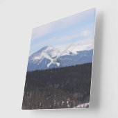 Pike's Peak Clock Vierkante Klok (Hoek)
