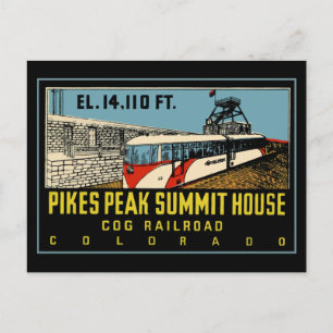 Pikes Peak COG Railway Briefkaart