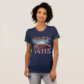 Pikes Peak Colorado America's Mountain 14115 T-shirt (Voorkant volledig)