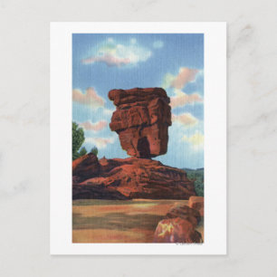Pikes Peak, Colorado - Balanced Rock Briefkaart