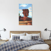 Pikes Peak, Colorado - Balanced Rock Canvas Afdruk (Insitu (Slaapkamer))