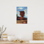 Pikes Peak, Colorado - Balanced Rock Poster (Keuken)