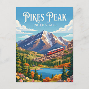 Pikes Peak Colorado Briefkaart