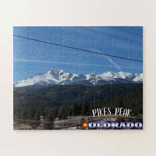 Pikes Peak Colorado Legpuzzel (Horizontaal)