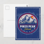 Pikes Peak Colorado Mountain Camping Hiking Briefkaart (Voorkant / Achterkant)