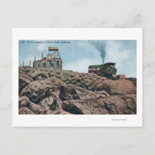 Pikes Peak, Colorado - over de top Briefkaart