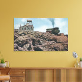 Pikes Peak, Colorado - over de top Canvas Afdruk (Insitu (Woonkamer))
