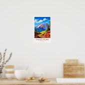 Pikes Peak Colorado Reisprint Poster (Keuken)