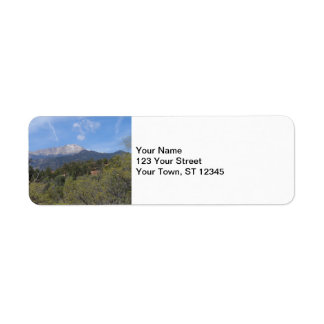 Pikes Peak- Colorado Springs Etiket