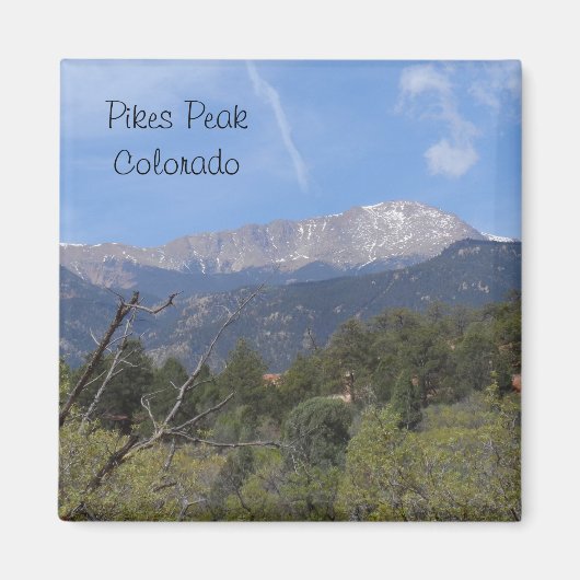 Pikes Peak- Colorado Springs Magneet (Voorkant)