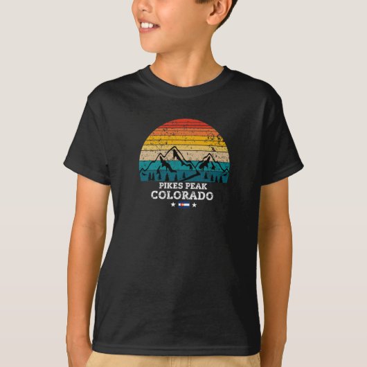 Pikes Peak Colorado T-shirt (Voorkant)